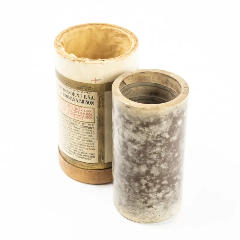 Columbia Brown Wax Cylinder 4186 from auction in Union, Illinois — image 35