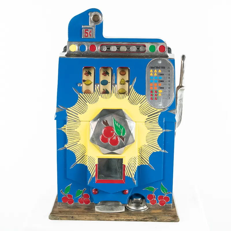 Mills 5 Cent Cherry Burst Slot Machine from auction in Union, Illinois — image 17