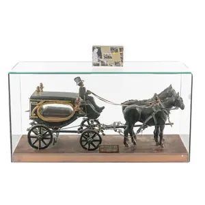 Marshall Fleming Folk Art Horse Drawn Hearse