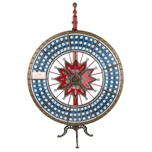 Antique HC Evans Jumbo Floor Model Gambling Wheel