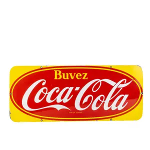 Vintage Buvez Coca-Cola Advertising Sign