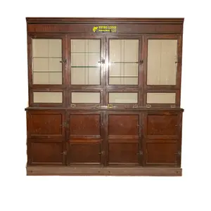 Vintage Wooden Barback / Record Display Cabinet