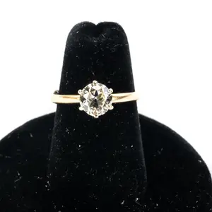 14k Ladies 1.15 Carat Old European Diamond Ring