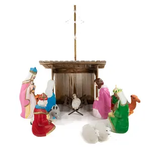 Blow Mold Nativity Scene