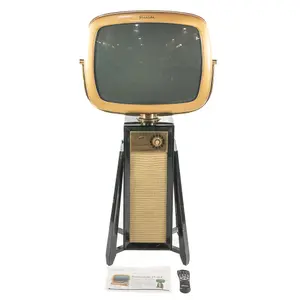 24" Gold Telstar Predicta Danish Modern MCM TV