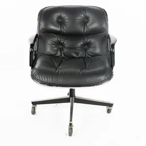 Vintage Knoll Pollock Leather Executive Chair