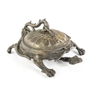 Bradley & Hubbard Mechanical Turtle Spittoon