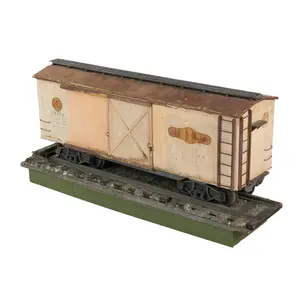 Vintage Scale Model Boxcar with Track