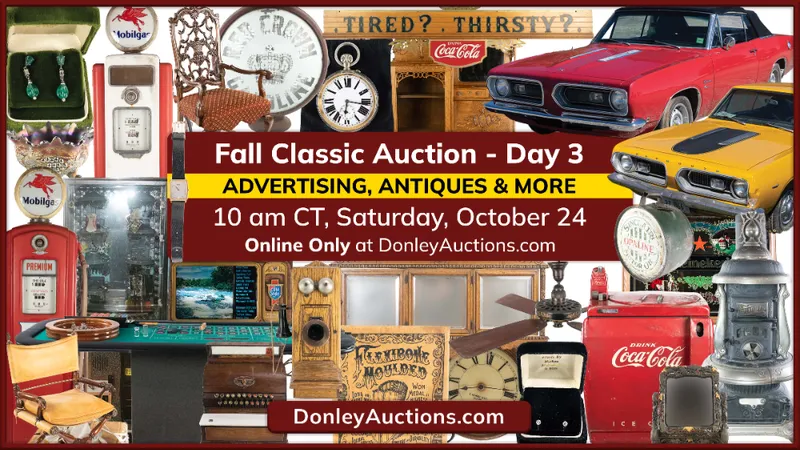 Saturday Fall Classic – ONLINE ONLY – Donley Auctions