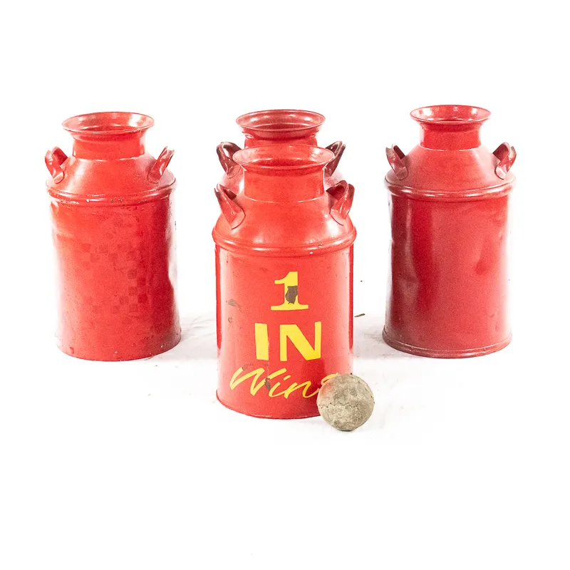 Milk Can Toss Game from auction in Union, Illinois — image 17
