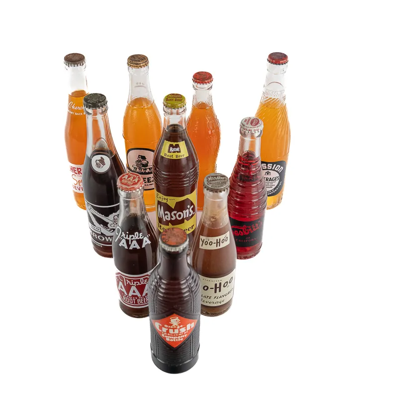 (10) Vintage Soda Pop Glass Bottle Assortment from auction in Union, Illinois — image 24