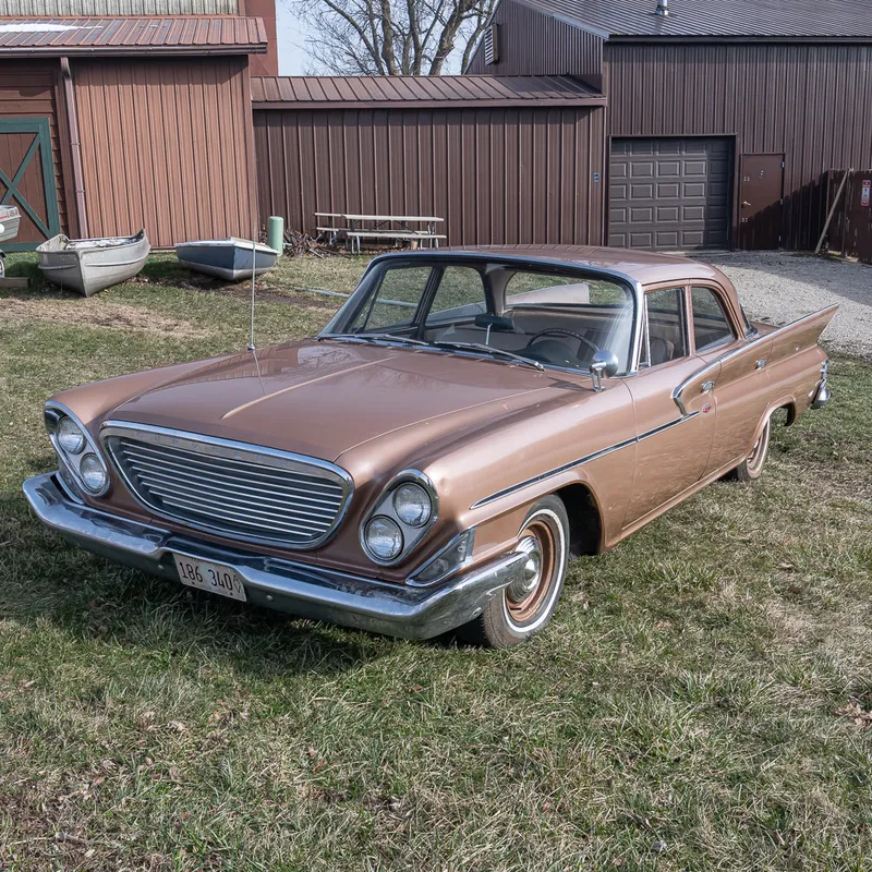 1961 Chrysler Newport 4 door 'Barn Find" from auction in Union, Illinois — image 45