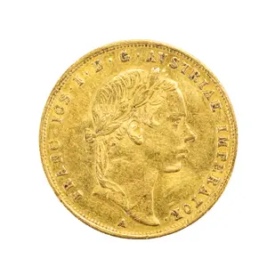 1854 Francis Joseph 1 Ducat Gold Coin