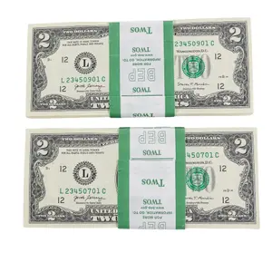 (2) 2017-A $2 Dollar BEP Packs w Sequential Bills