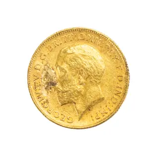 1911 UK George V 22ct Sovereign Gold Coin