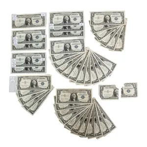 (43) 1957 $1 Dollar Silver Certificate Bills