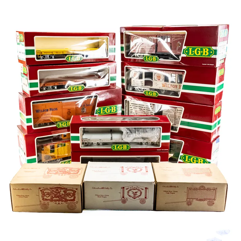 L.G.B. Wilson Circus Train Set Almost Complete from auction in Union, Illinois — image 4