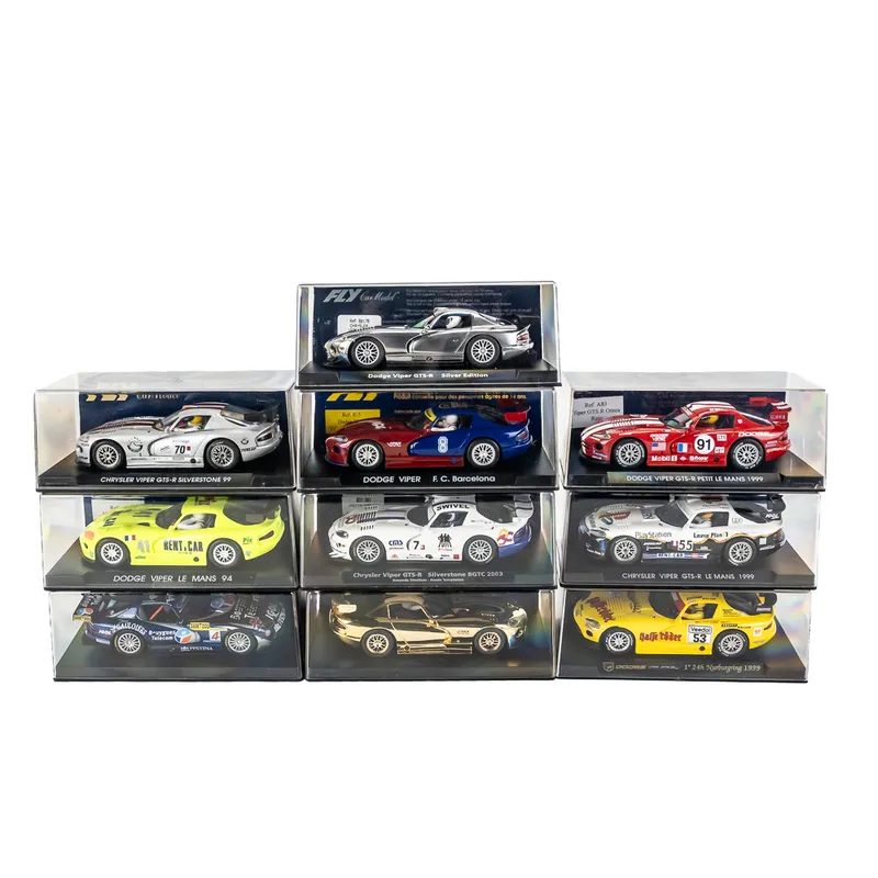 (10) Dodge Viper FLY 1:32 Scale Model Slot Cars from auction in Union, Illinois — image 7