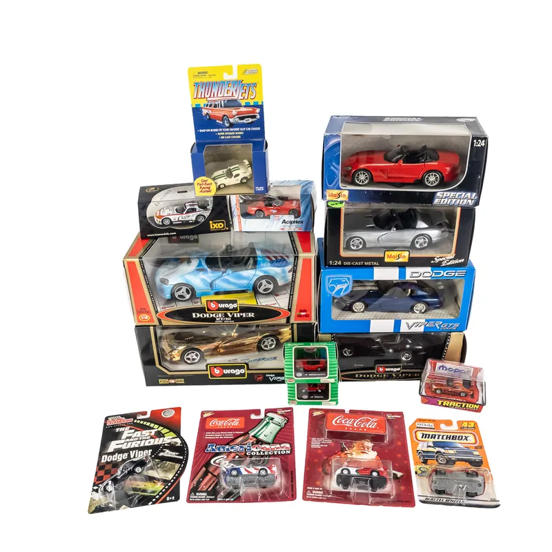 (16) NIB Dodge Viper Die Cast Model Car Assortment from auction in Union, Illinois — image 9