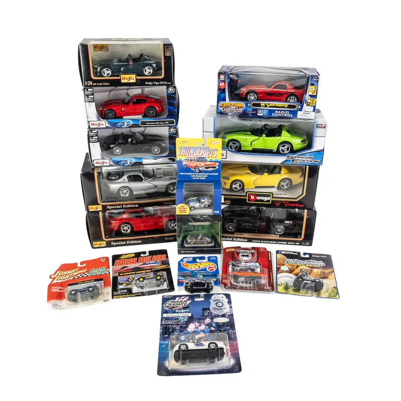 (18) Dodge Viper Burago Maisto Die Cast Model Cars from auction in Union, Illinois — image 10