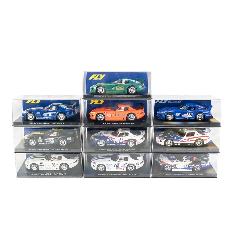 (10) Dodge Viper FLY 1:32 Scale Model Slot Cars from auction in Union, Illinois — image 14