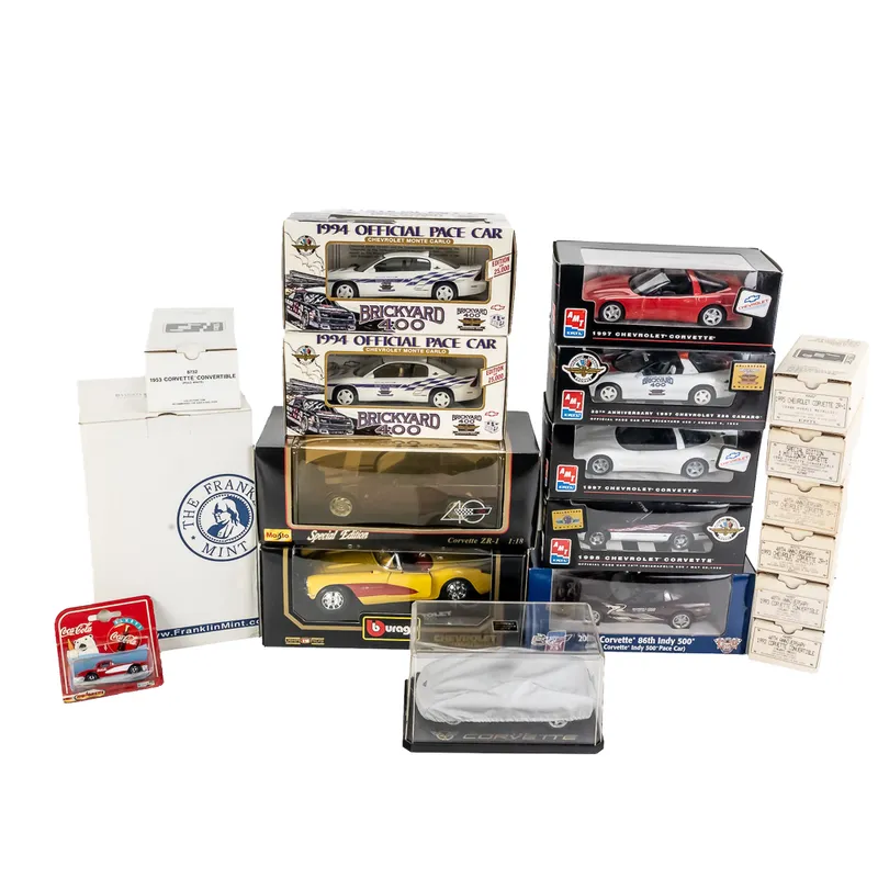 (19) Assorted Chevrolet Corvette Model Cars from auction in Union, Illinois — image 22