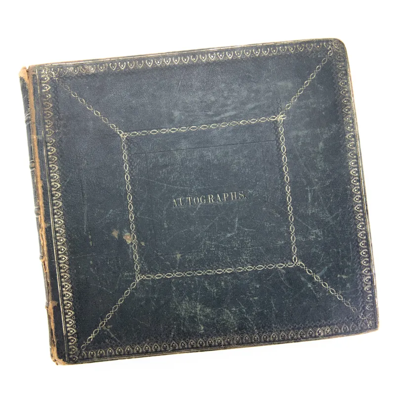 1866 Who's Who In The USA  Autograph Book from auction in Union, Illinois — image 11
