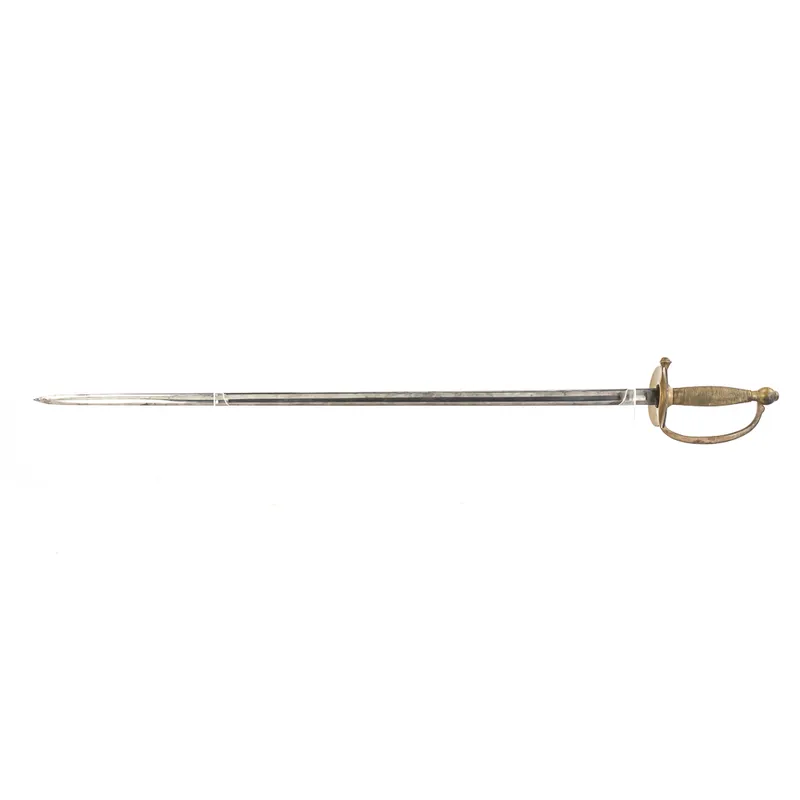 Civil War 1863 US Ames Model 1860 Staff Sword ADK from auction in Union, Illinois — image 14