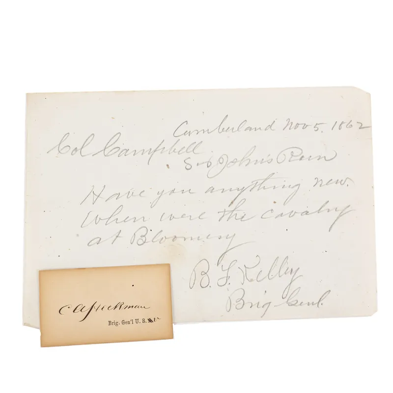 CW Note Brig. Gen’s B.F. Kelley & C.A. Heckman from auction in Union, Illinois — image 42