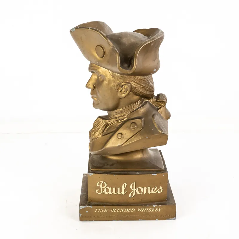 Vintage Paul Jones Fine Blended Whiskey Bust from auction in Union, Illinois — image 22