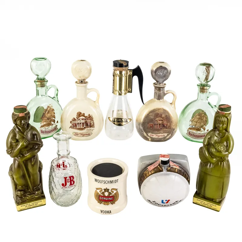 (10) Vintage Empty Decanters from auction in Union, Illinois — image 31