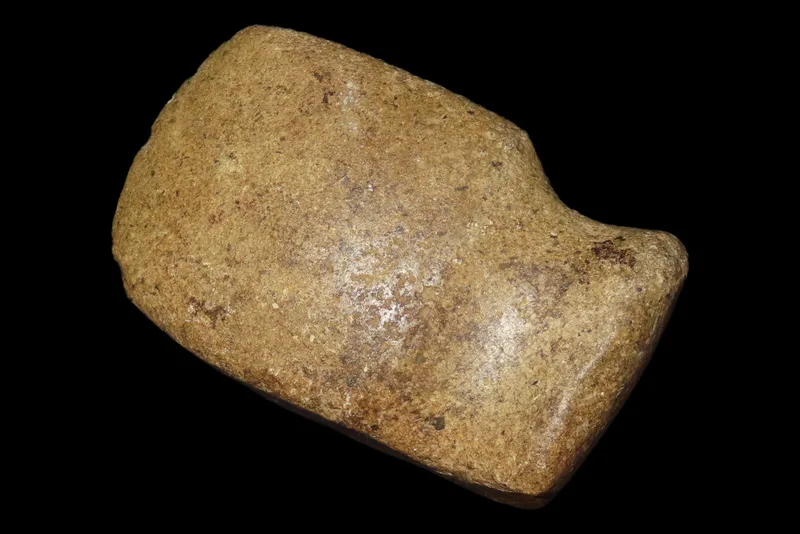 3 3/4" Three Quarter Grooved Axe, White Co., Illinois from auction in Quincy, Illinois — image 6