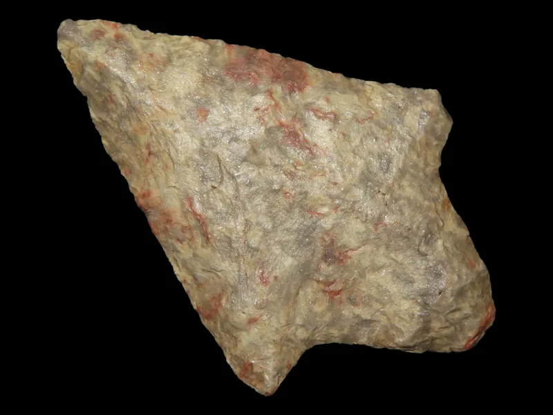 1 3/16" Gary Point, Gray Chert, St. Francis Co., Missouri from auction in Quincy, Illinois — image 31