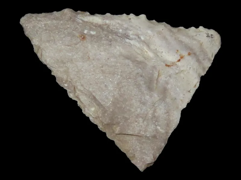 7/8" Cahokia Triangle, Mozarkite, Missouri, Ex. Drake Terwelp from auction in Quincy, Illinois — image 43