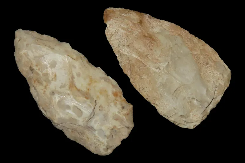 Lot of 2 Archaic Blades from auction in Quincy, Illinois — image 9
