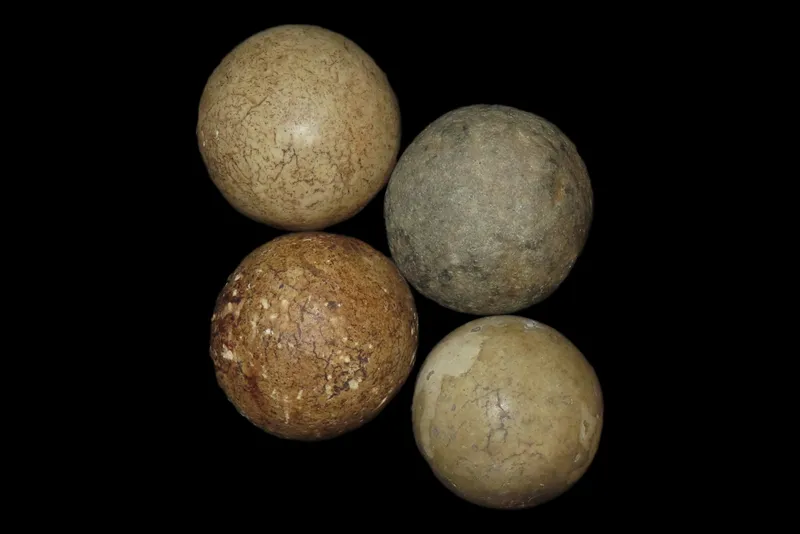 Lot of 4 Game Balls, Found in Iowa from auction in Quincy, Illinois — image 11