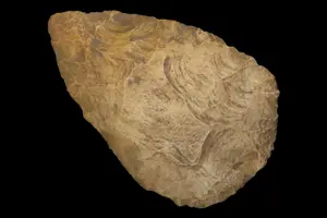 5 7/8" x 3 1/2" Large Archaic Blade, Near Milton, Pike Co., Illinois