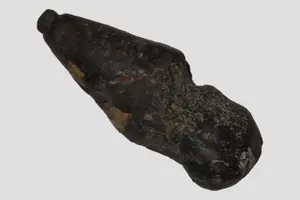 2 5/8" Effigy Plummet, Hematite, Calhoun Co., Illinois