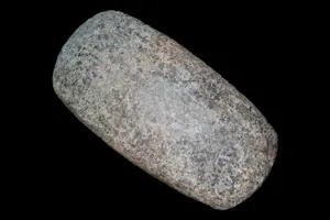 4 1/2" Hopewell Celt, Outstanding Greenish Material and Great Shape, Greene Co., Illinois
