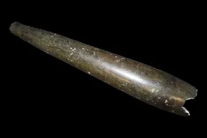 13 3/4" Steatite Tube Pipe, West Virginia, Broken in Shipping, All Pieces Included
