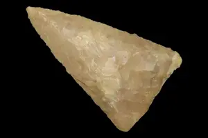 1 3/4" Large Triangular Bird Point, Central Texas, Great Form and Workmanship
