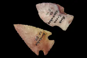 Lot of 2 Colorful Points, Kankakee Co., Illinois