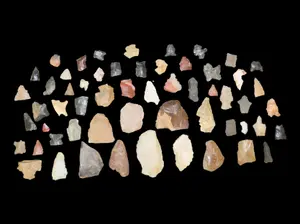 Lot of Broken Points and Scrapers, New Mexico, Great Study Pieces