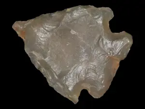 7/8" Elko Corner Notch, Clear Agate, New Mexico