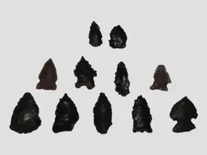 Lot of Miscellaneous Bird Points, New Mexico, Including Cold Springs, Hendricks, and Rose Spring Points