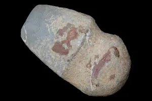 4" Three Quarter Grooved Axe, Hancock Co., Illinois