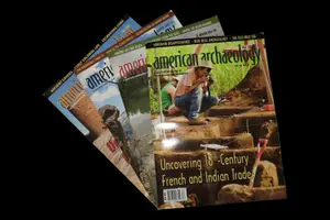 Lot of 4 American Archaeology Magazines
