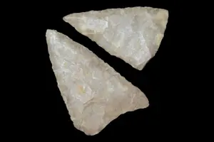 Lot of Triangular Points, Lufkin, Angelina Co., Texas