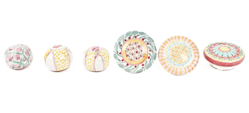 Collection of MacKenzie-Childs Furniture Knobs from auction in West Chester, Pennsylvania — image 25