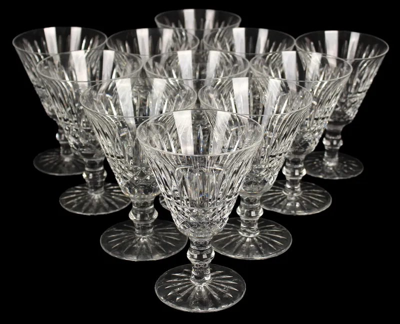 Eleven Waterford Crystal Tramore Water Goblets from auction in West Chester, Pennsylvania — image 26